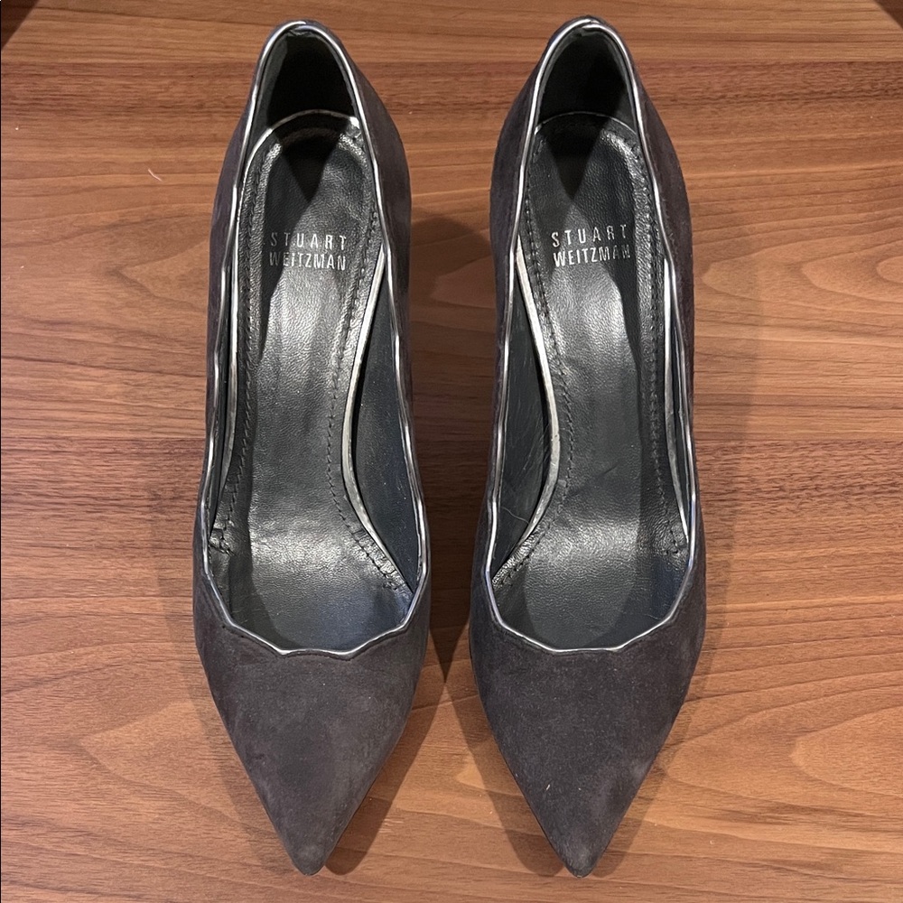 Stuart Weitzman Charcoal Heels (used)